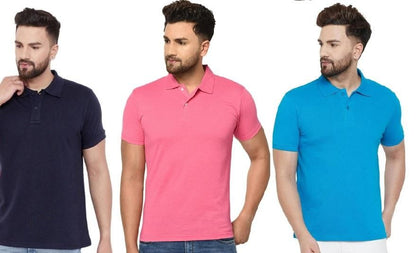 Men's Polo T-Shirt (Pack Of 3)